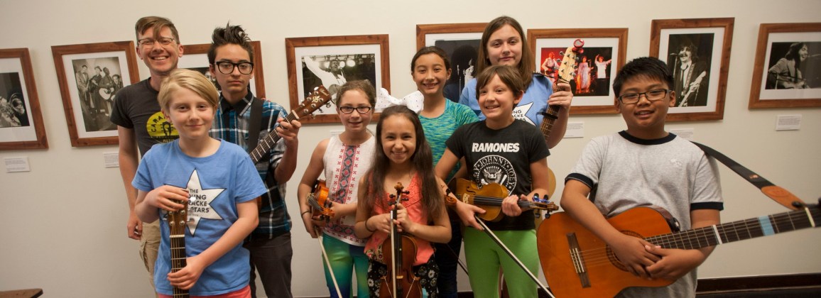 Jubilation Fellow Jason McInnes with students