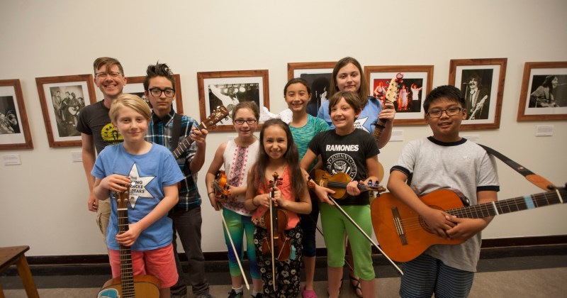 Jubilation Fellow Jason McInnes with students