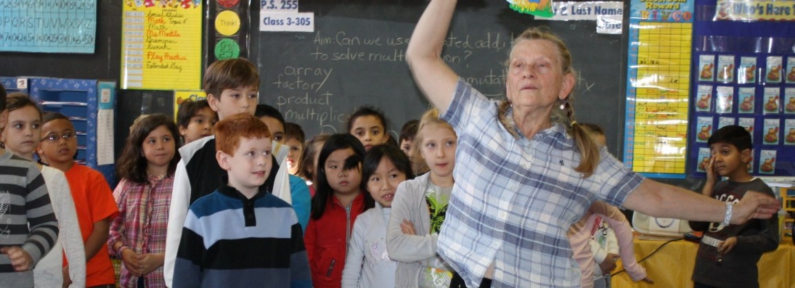 Jubilation Fellow Martita Goshen with students