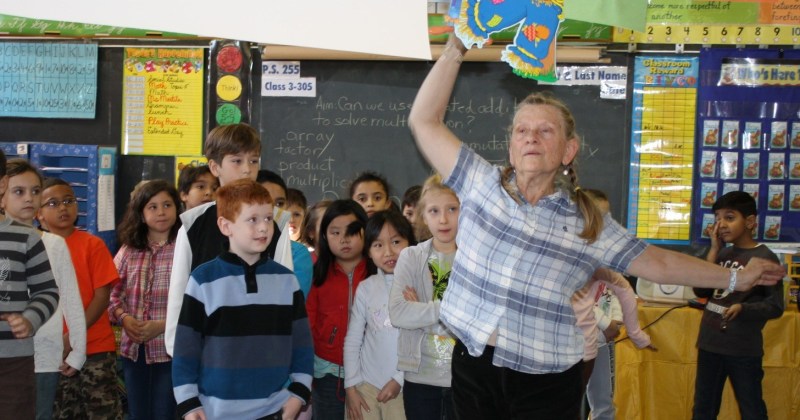 Jubilation Fellow Martita Goshen with students